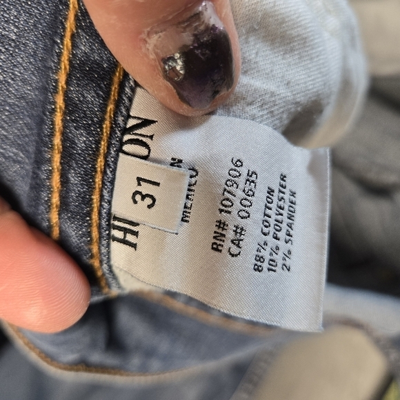 Vtg y2k Hudson signature midrise button flap pocket boot cut flare jeans READ - Picture 3 of 8